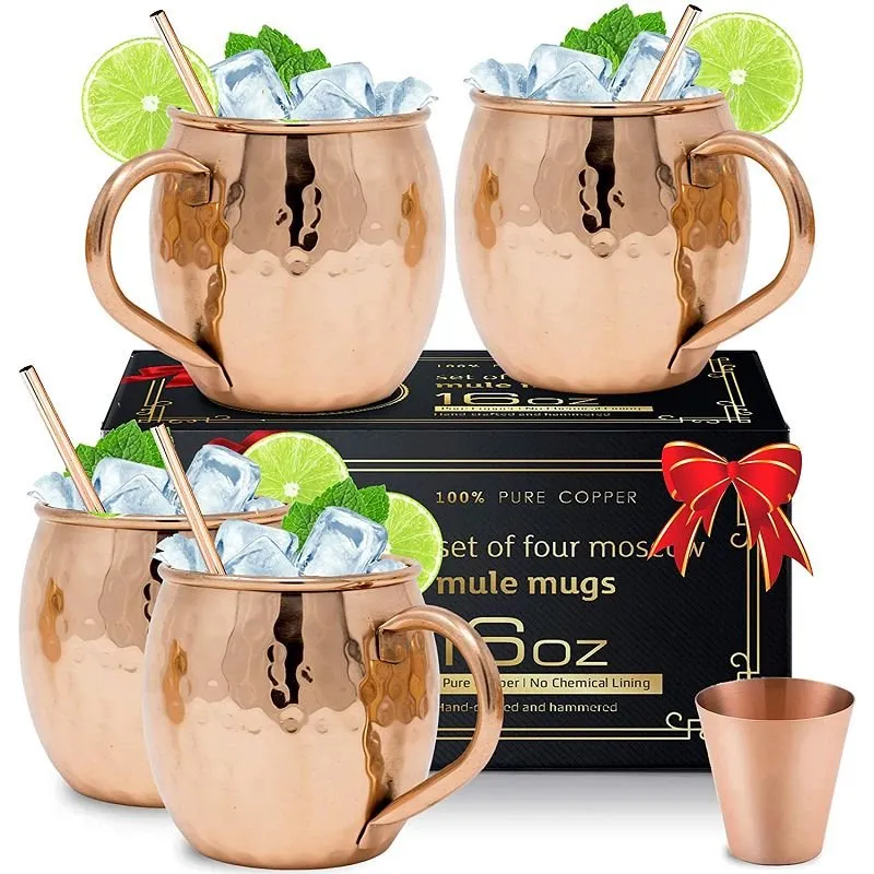 Gold Moscow Mule Mugs