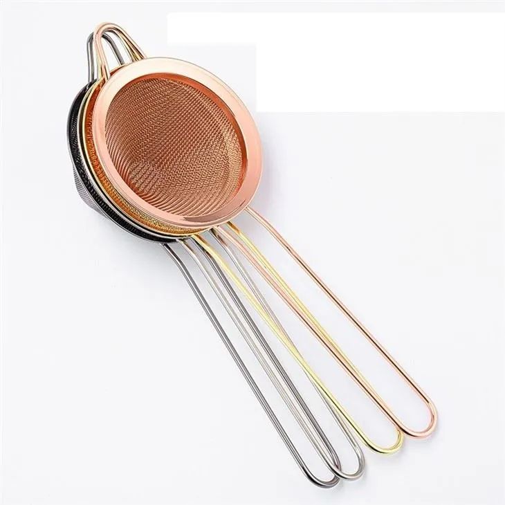 Saringan Koktail Berbentuk Kerucut Stainless Steel