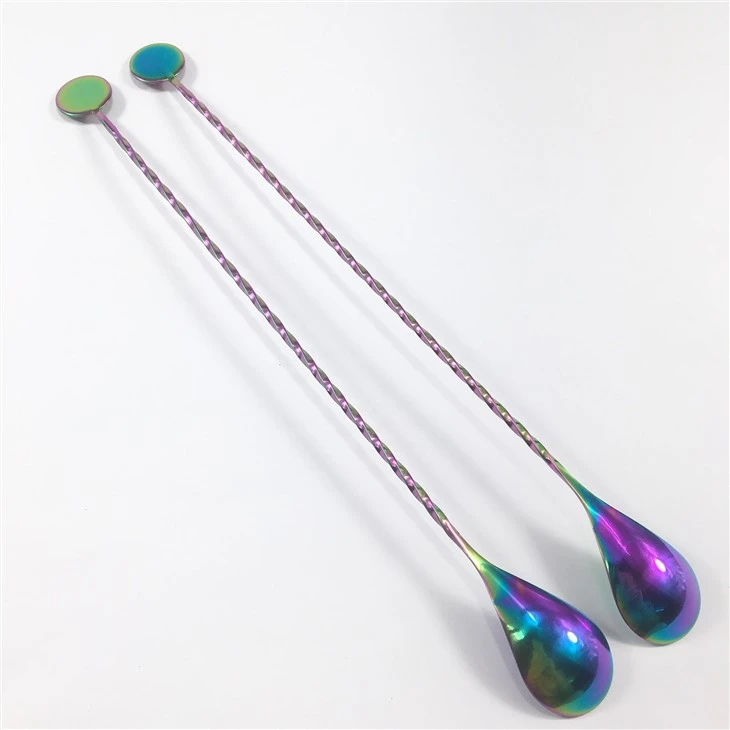 customized Stainless Steel Silver cocktail spoon